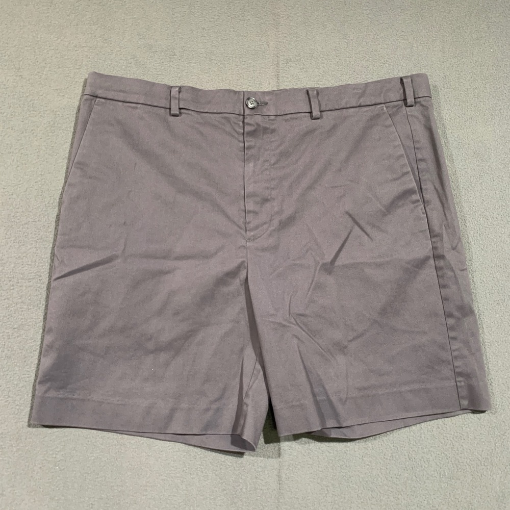 Roundtree & Yorke Travel Smart Gray CoreComfort Waistband Shorts‎ Mens Size 42